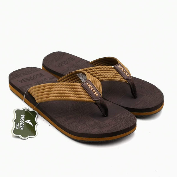 Vescose - Flip Flops - Dark Browm - waseeh.com