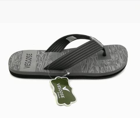 Vescose - Flip Flops - Gray Patterned - waseeh.com