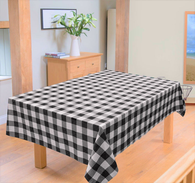 Cotton Duck Table Cover (In Check Design) - waseeh.com