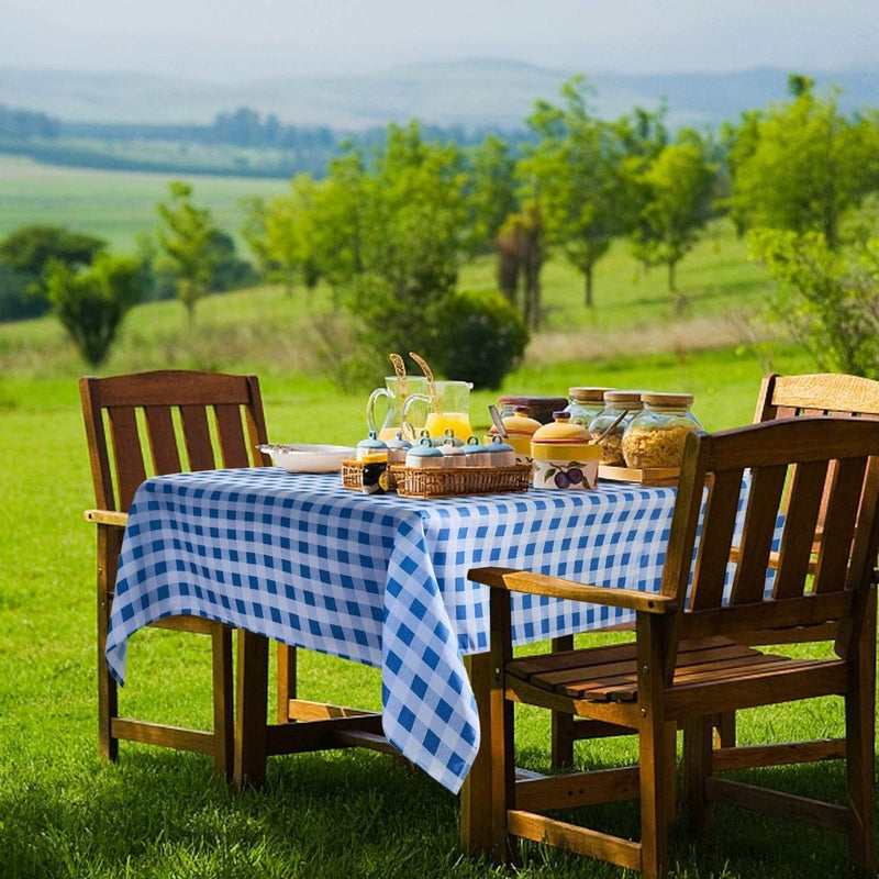 Cotton Duck Table Cover (In Check Design) - waseeh.com