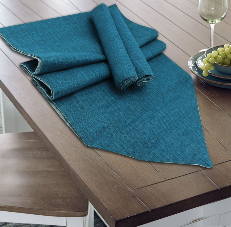 Table Runner 7 PC Set - Textured - Double - waseeh.com