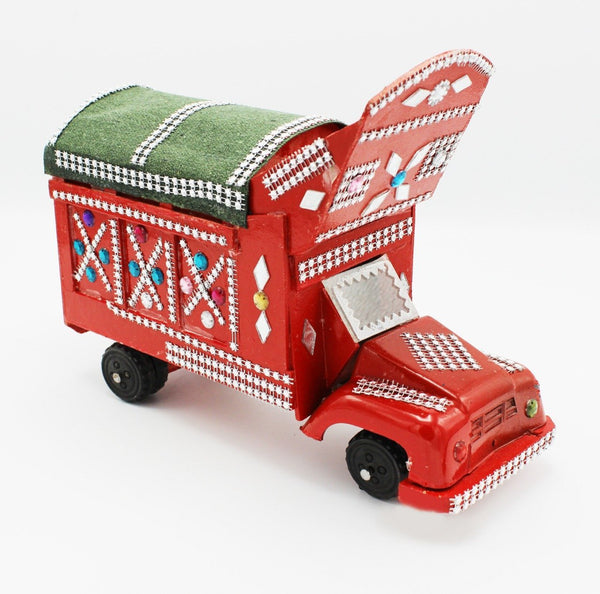 Wooden Truck - Big - 11" x 4" x 8" - waseeh.com