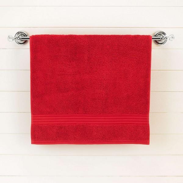 Red Egyptian Cotton Bath Towel - Single - waseeh.com