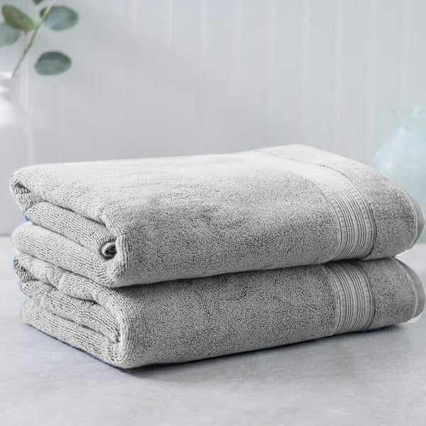 Light Gray Egyptian Cotton Towel - Pack of 2 - waseeh.com