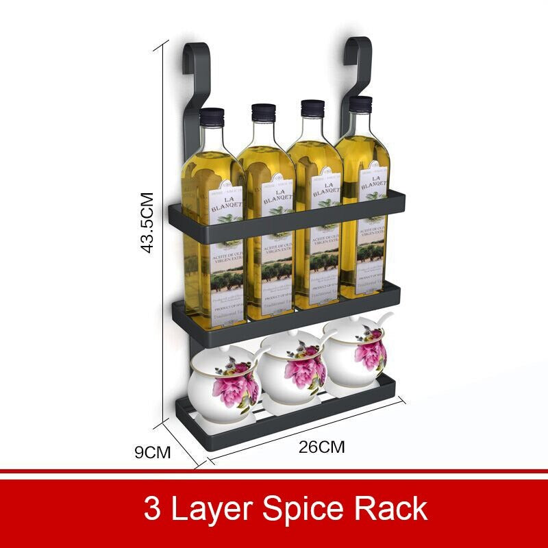 Floating Kitchen Organizer Cutlery Rack - waseeh.com