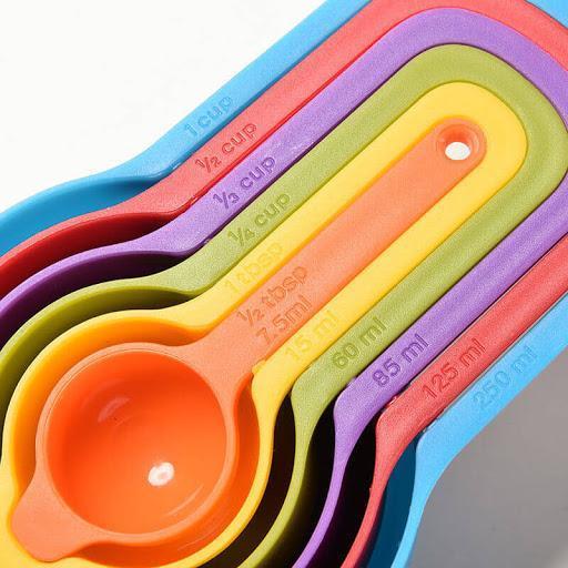 Rainbow Measuring Cups (6pcs) - waseeh.com