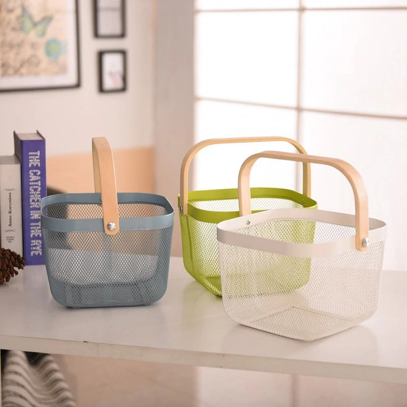 Metal Practical Storage Basket - waseeh.com
