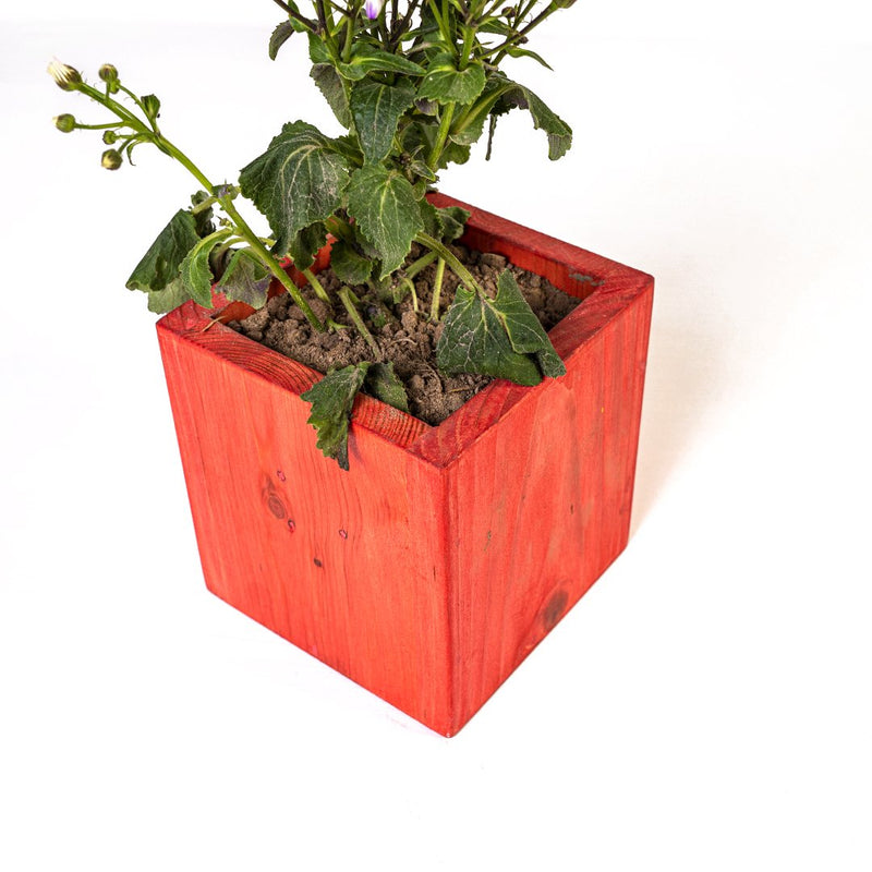 Orange Planter Skillet Decor Stand - waseeh.com