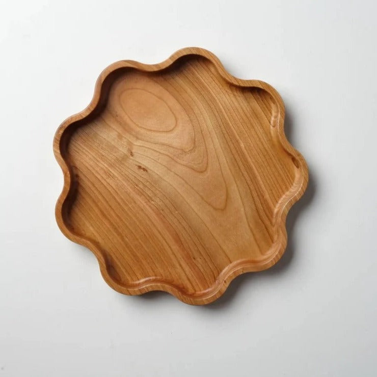 Star Serving Wooden Tray Platter (Pack of 3)