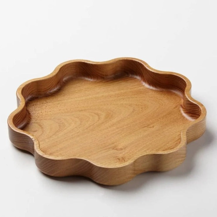 Star Serving Wooden Tray Platter (Pack of 3)