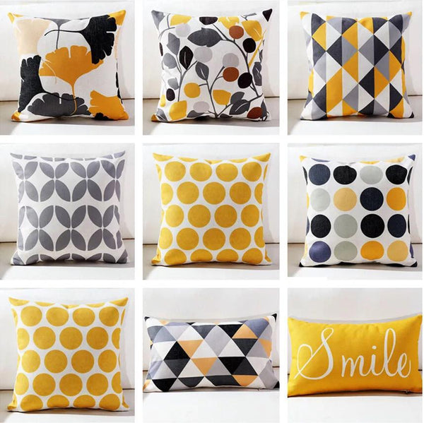 Biloba Mix Cushion Covers (Pack of 8) - waseeh.com