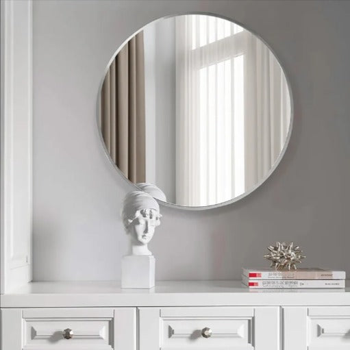 Asmiro Wall Hanging Round Mirror Decor - waseeh.com